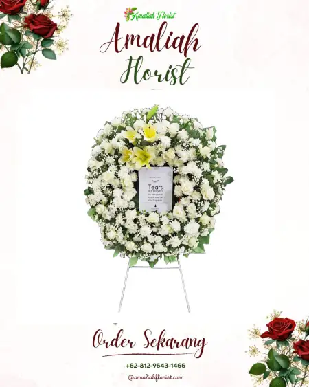 Krans Bunga Duka Beraban